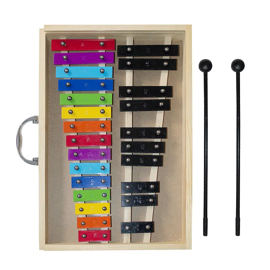 Metalófono Cromático 25 Tonos Color All25Sc Open Box