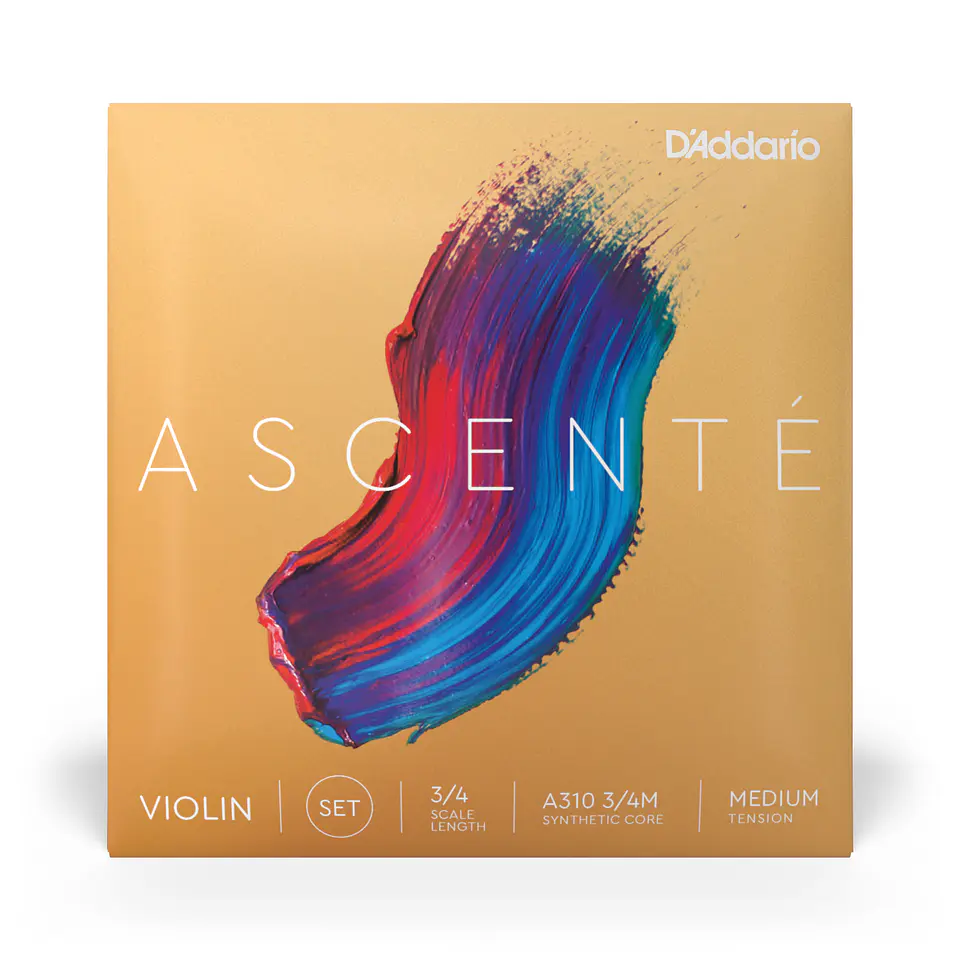 Set de cuerdas Violín 3/4 Ascente Med A310 3/4M Daddario 1