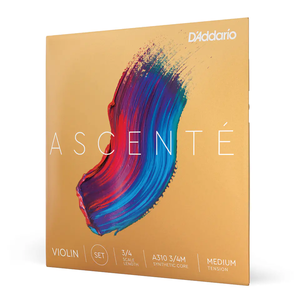 Set de cuerdas Violín 3/4 Ascente Med A310 3/4M Daddario 2