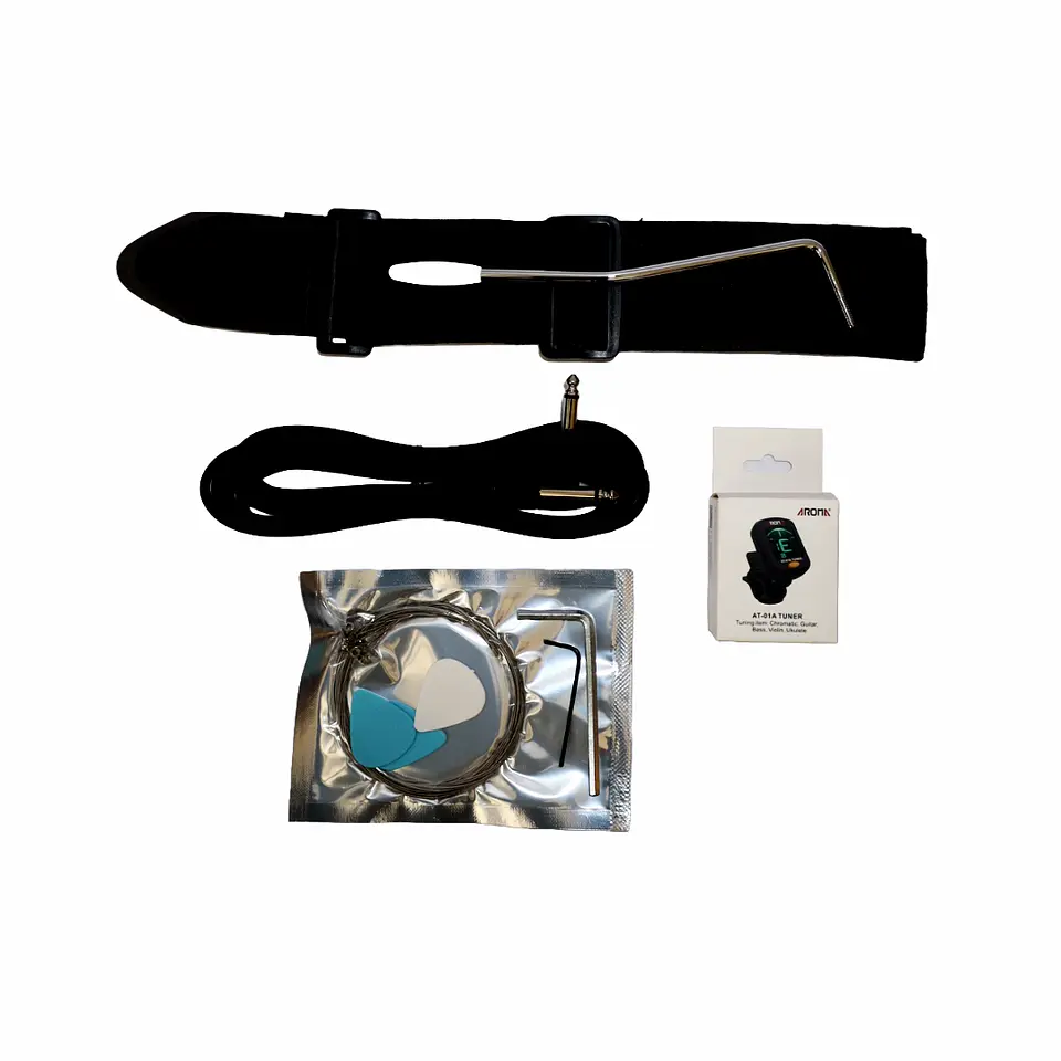 Pack Guitarra Eléctrica Left Hand Black ST111, Amp 15w XGTR 7