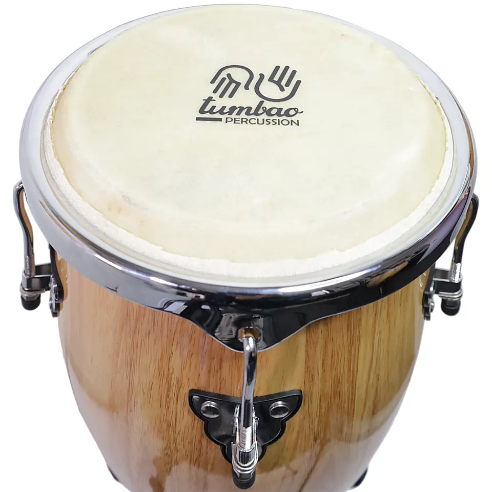 Set conga 10 & 11 xH28'' natural + stand 3