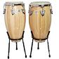 Set conga 11.75 & 12.5 xH30'' natural + stand - Miniatura 1