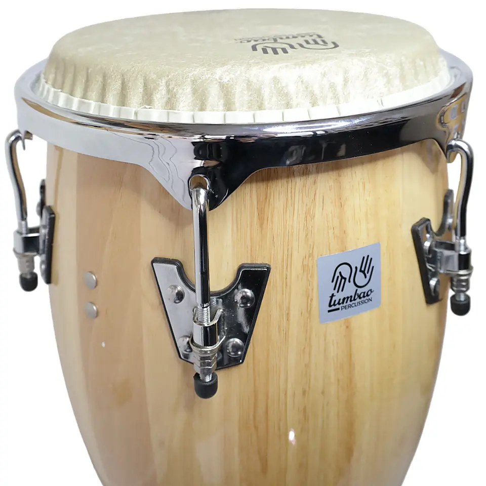 Set conga 11.75 & 12.5 xH30'' natural + stand 2