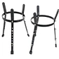 Set conga 11.75 & 12.5 xH30'' natural + stand - Miniatura 3