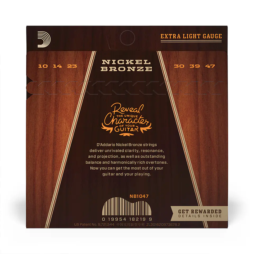 Set Cuerdas Guitarra Acústica 10-47 NB1047 Daddario 3