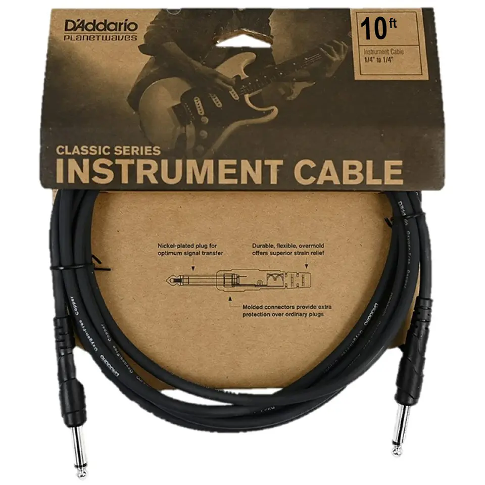 Cable Instrumento 3m PW-CGT-10 Planet Wave Daddario 2