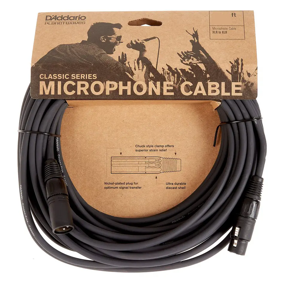 Cable Xlr Serie Classic Pw-cmic-50 Planet Wave Daddario 2