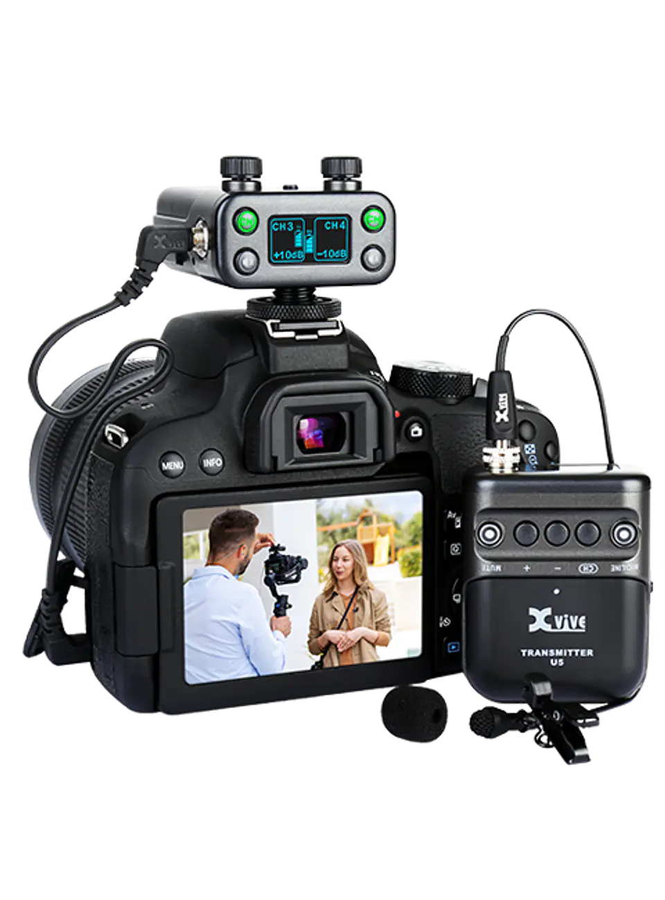 Sistema de Audio Inalámbrico para Video Xvive U5 1