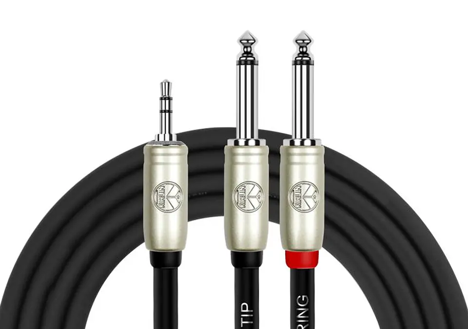 Cable Y Kirlin MiniPlug - 2 Mono Plug 3m Y-362PRL 1