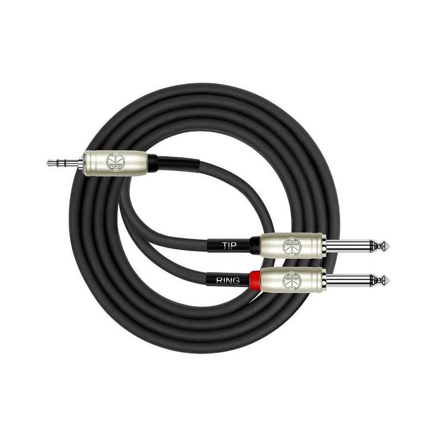 Cable Y Kirlin MiniPlug - 2 Mono Plug 3m Y-362PRL
