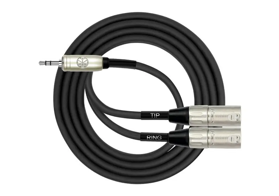 Cable Y Kirlin Miniplug - 2 Xlr Macho 3m Y-370prl 3
