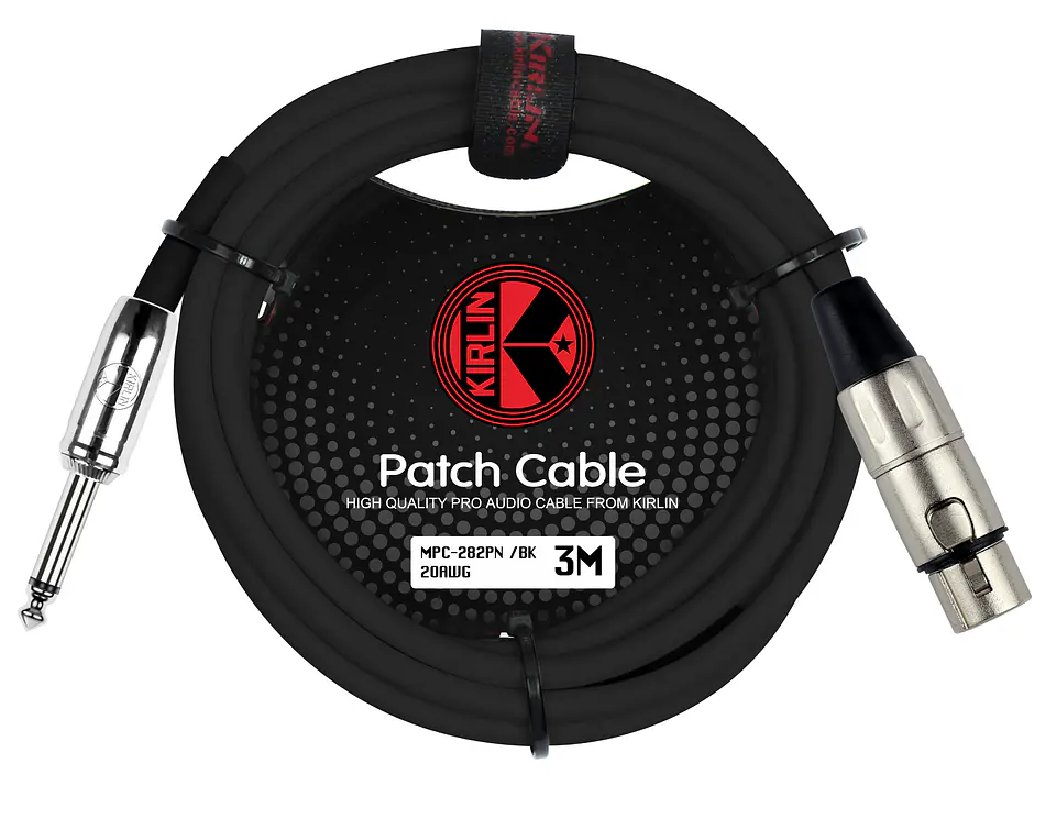 Cable Micrófono Kirlin Xlr (H)- Plug 3M Mpc-282Pn-3 Open Box 2