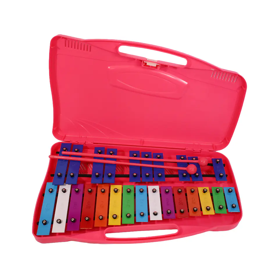 Metalofono 25 Notas Rosado MET25PK 1