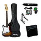 Pack Guitarra Eléctrica LeftHand Sunb. ST111, Amp 15w XGTR - Miniatura 1