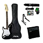 Pack Guitarra Eléctrica Left Hand Black ST111, Amp 15w XGTR - Miniatura 1