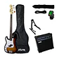 Pack Bajo Eléctrico LeftHand Precision SunBurst,Amp 15w XGTR - Miniatura 1