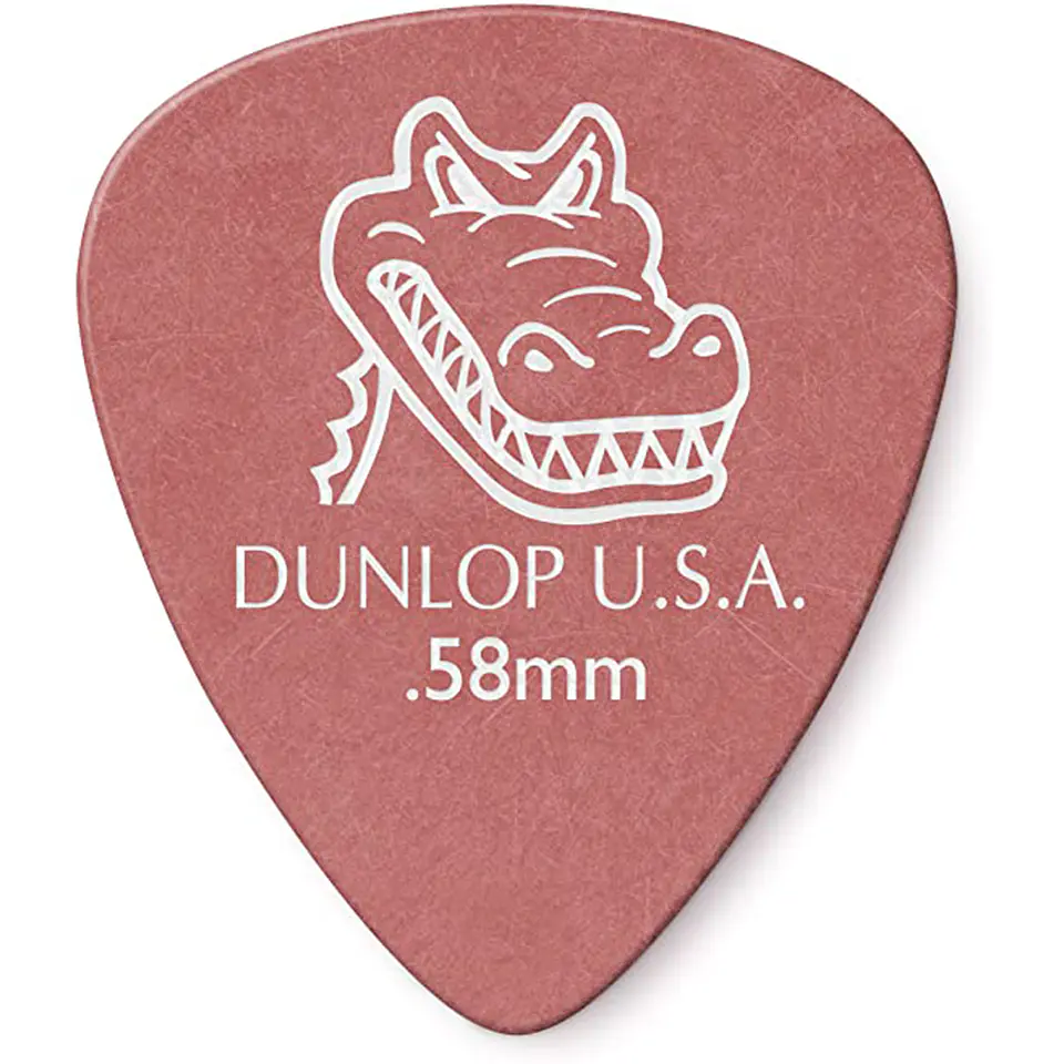 Set Uñetas Dunlop Gator Grip Rojas 0.58mm DUNL417P.58 1