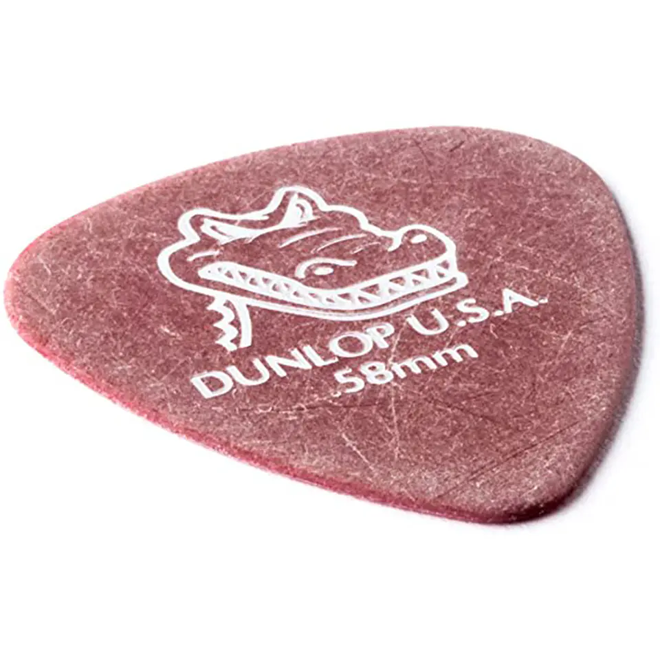 Set Uñetas Dunlop Gator Grip Rojas 0.58mm DUNL417P.58 3