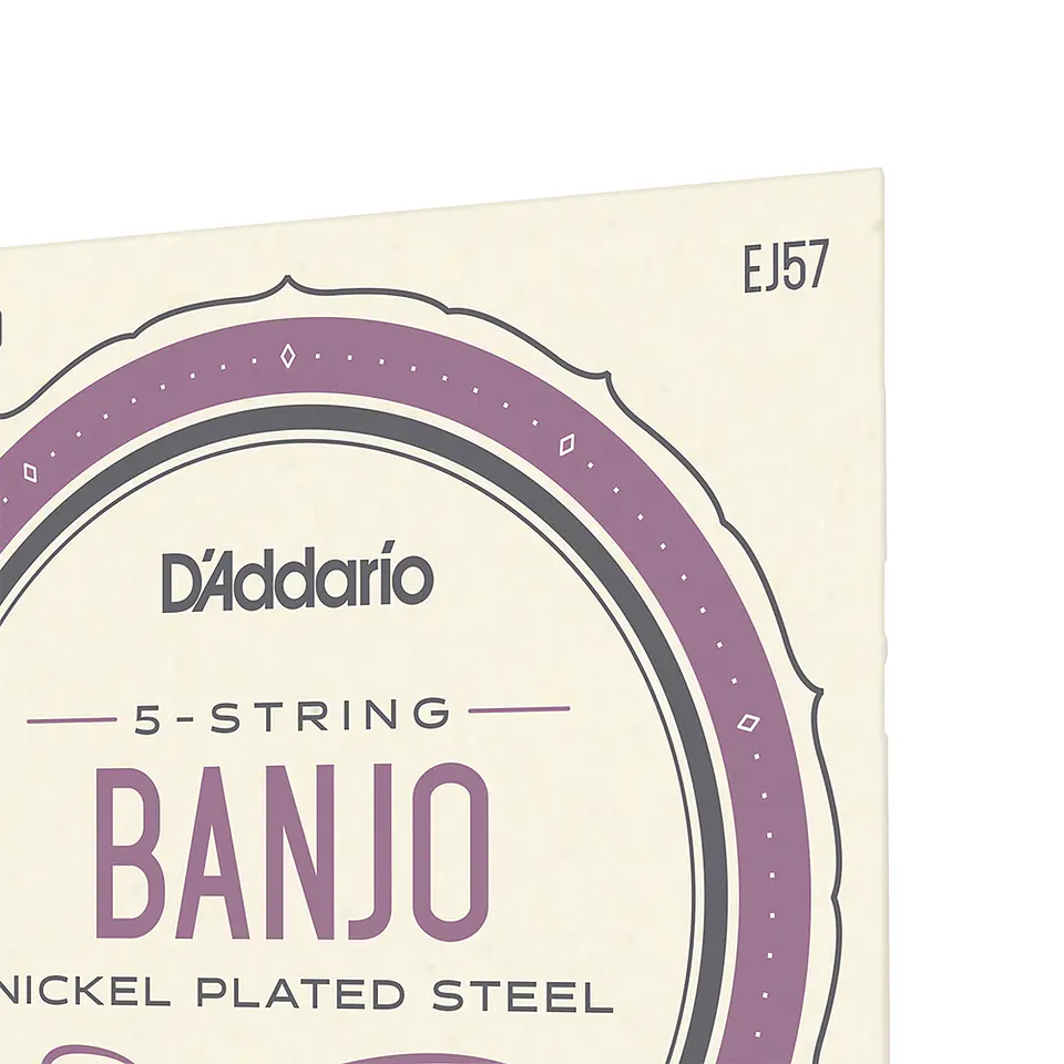 Set de cuerdas Banjo Nickel Custom EJ57 Med Daddario 4
