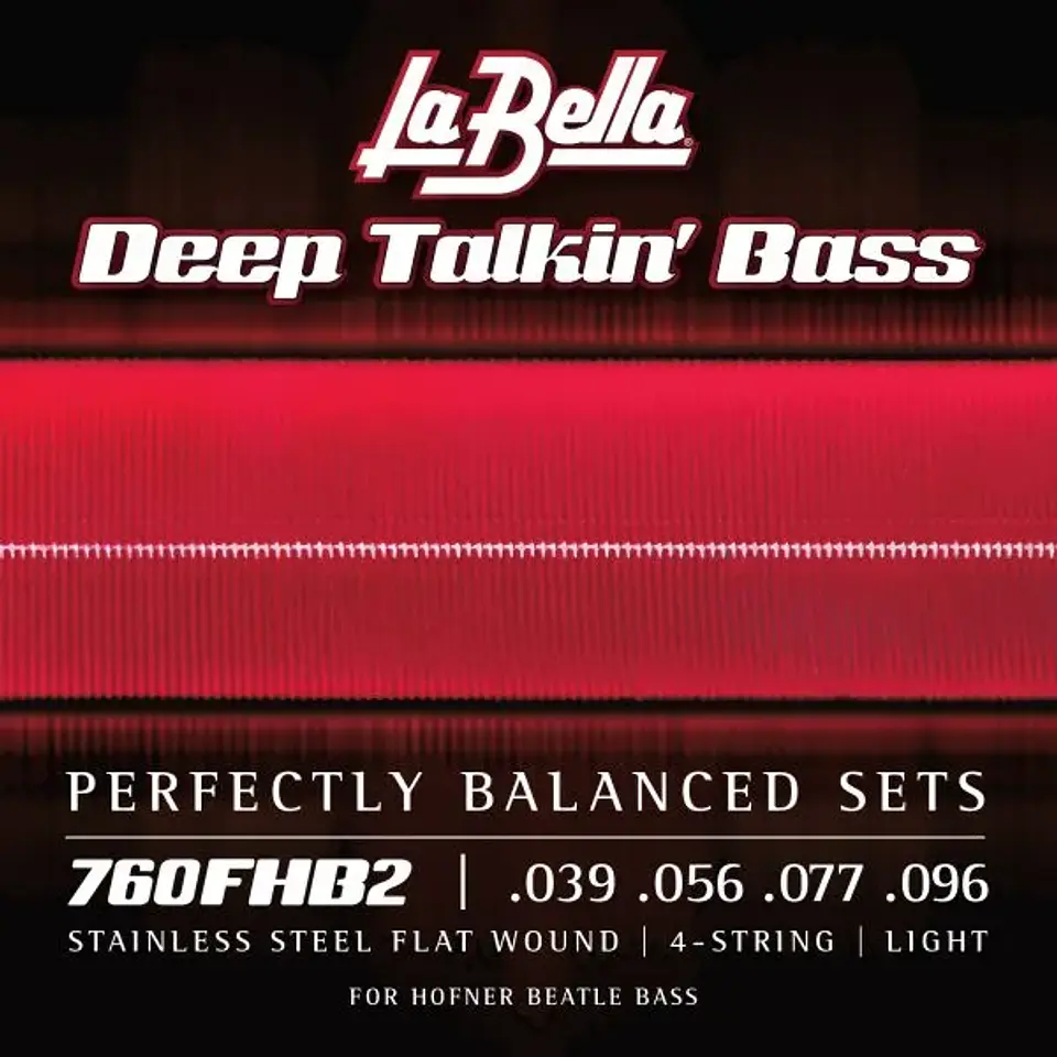 Set bajo electrico deep talkin bass 760FHB2 La Bella 1