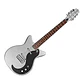 Guitarra Eléctrica Danelectro Silver Metal Flake 59Mj Smf - Miniatura 2