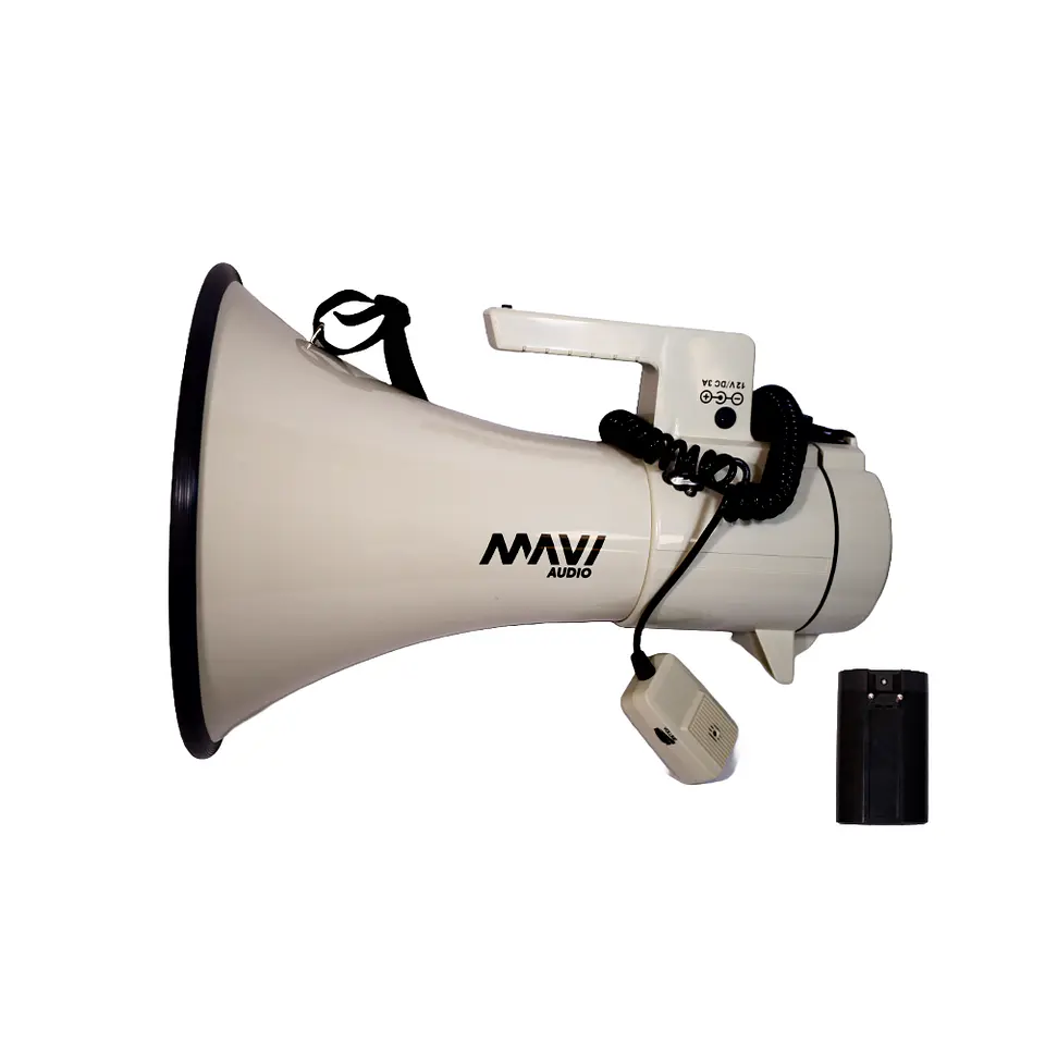 Megáfono Con Mic De Mano + Batería 80W Mavi 1