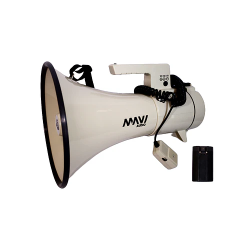 Megáfono Con Mic De Mano + Batería 80W Mavi