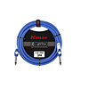 Pack 6 Cables De Instrumento 3 Mts Kirlin Azul Envío Gratis