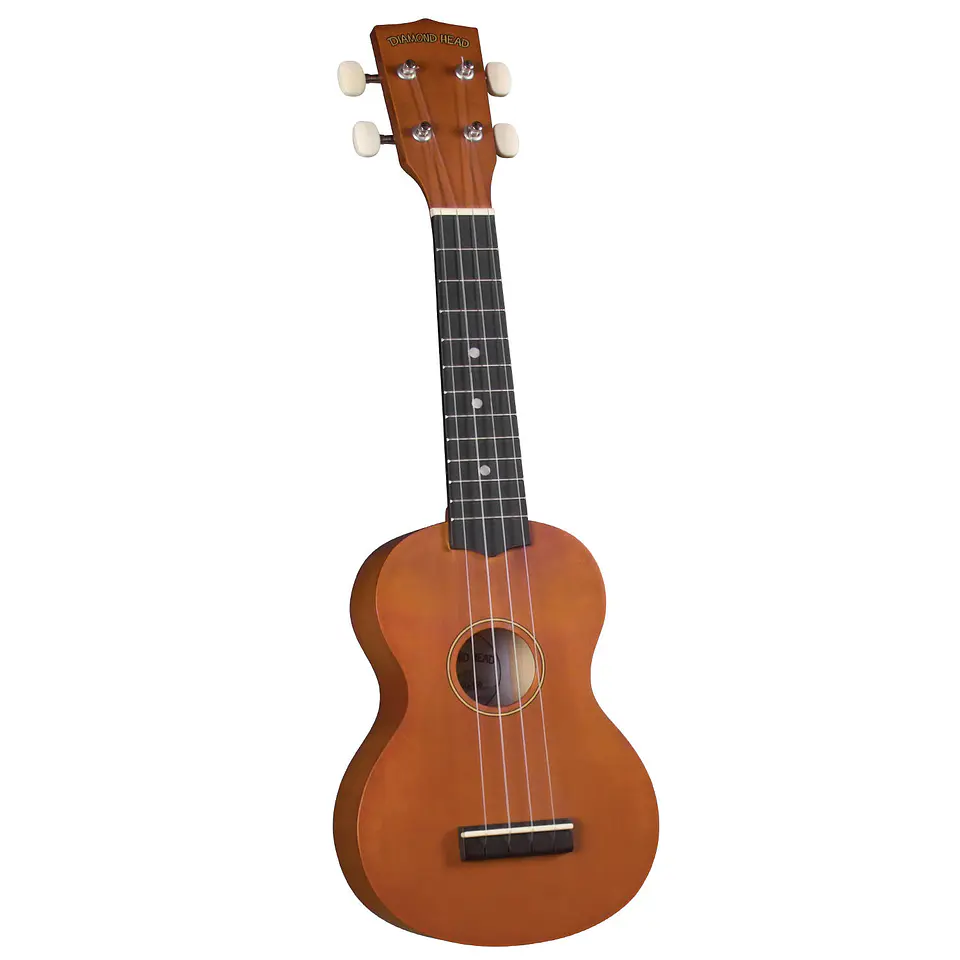 Ukelele Soprano Diamond Head Color Chocolate + Funda DU-150 1