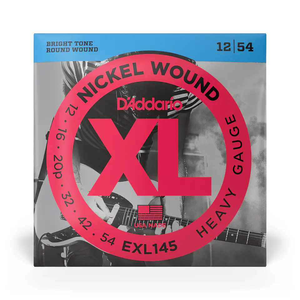 Set De Cuerdas Guitarra Eléctrica 12-54 Exl145 Daddario 1
