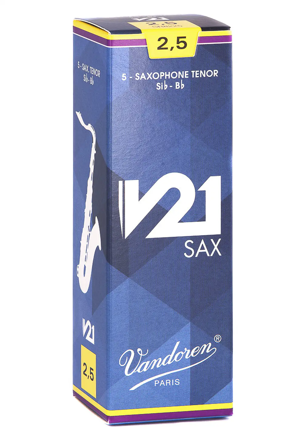 Caja de cañas Saxo Tenor V21 N. 2.5 SR8225 Vandoren 1
