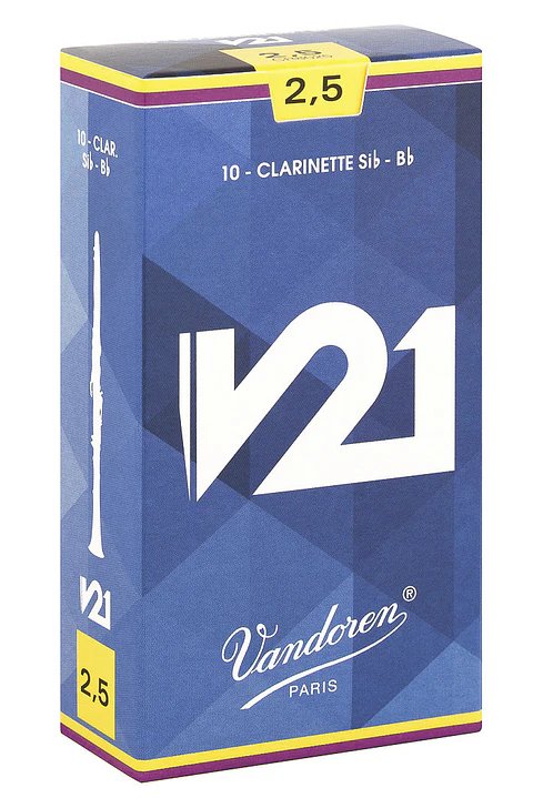 Cajas de cañas Clarinete Sib V21 Nº2.5 CR8025 Vandoren