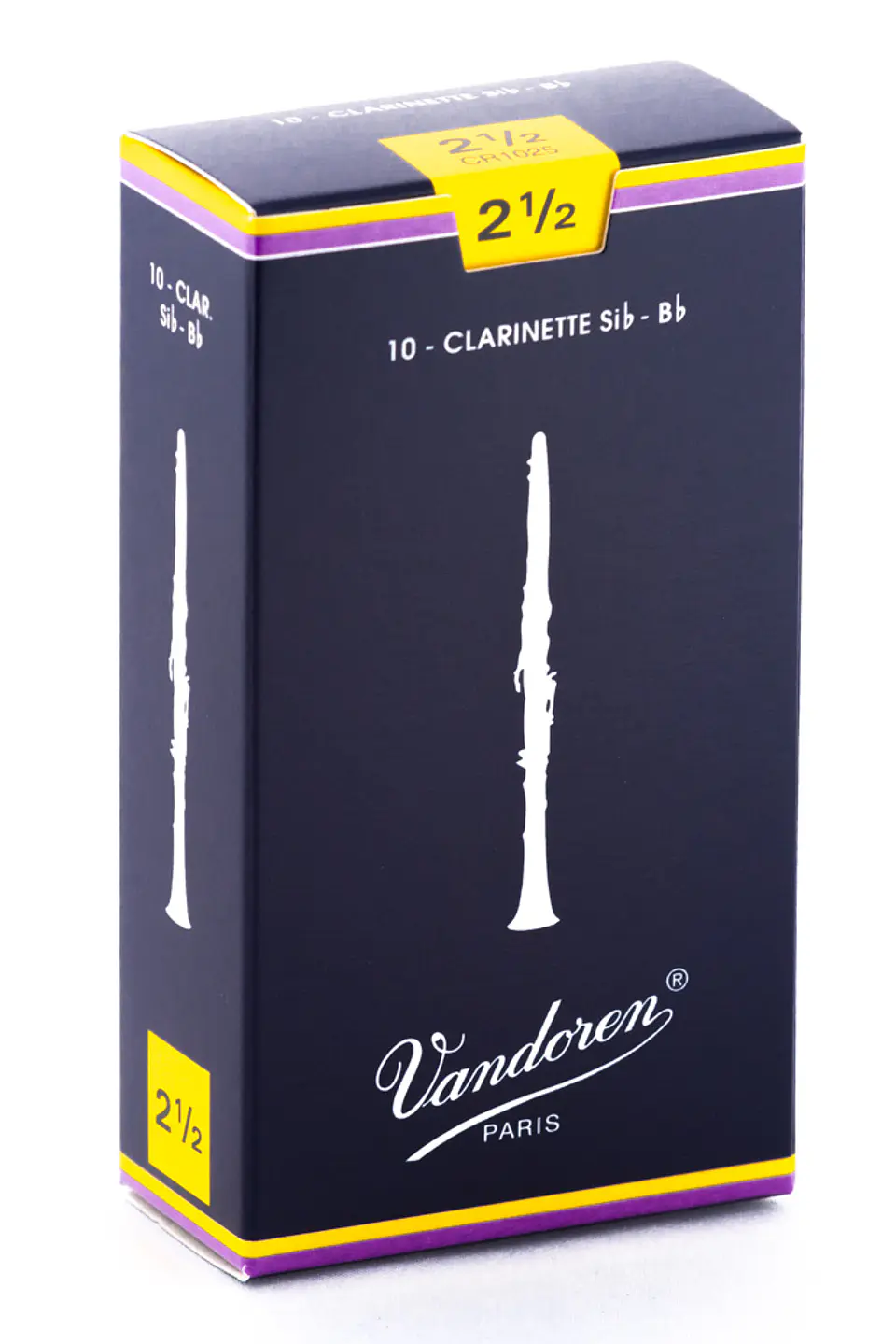 Cajas de cañas Clarinete Sib TRADICIONAL Nº2.5 Vandoren 1
