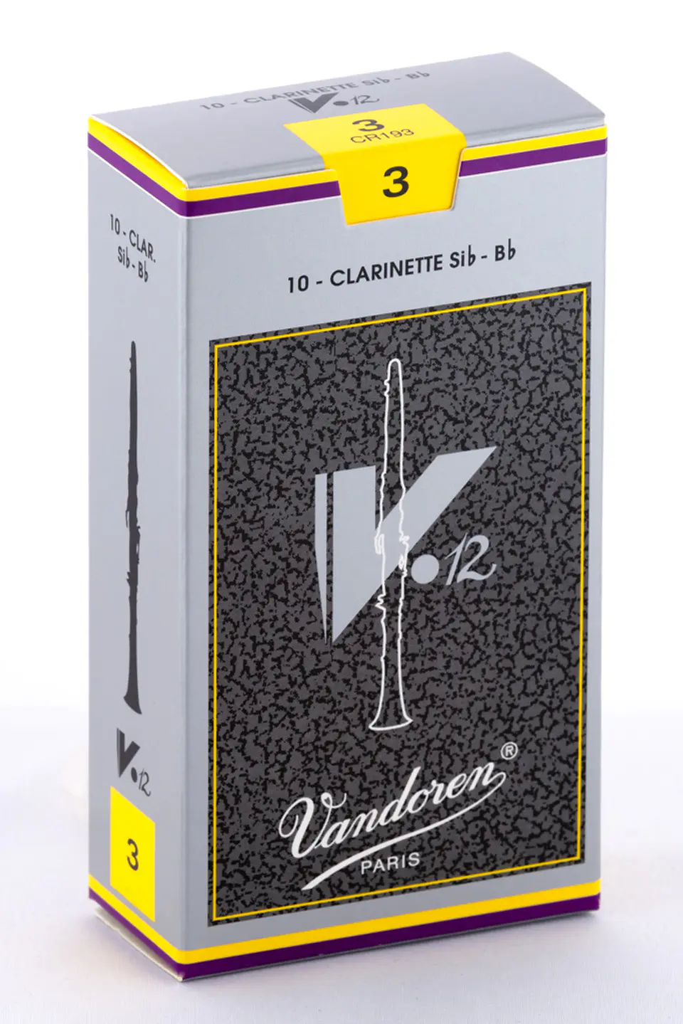 Cajas de cañas Clarinete Sib V.12 Nº3.0 CR193 Vandoren 1