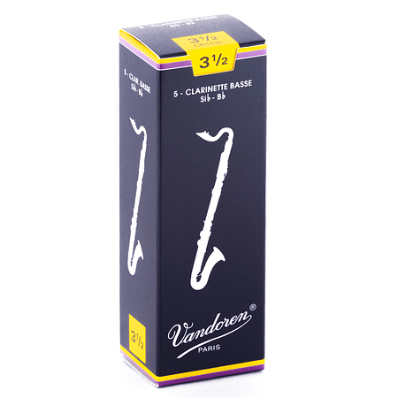 Cajas de cañas Clarinete Bass TRADICIONAL Nº3.5 Vandoren