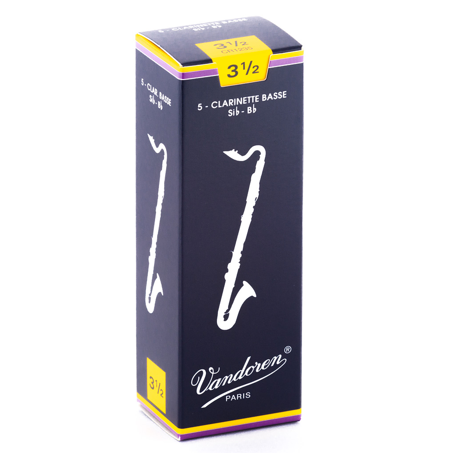 Cajas de cañas Clarinete Bass TRADICIONAL Nº3.5 Vandoren