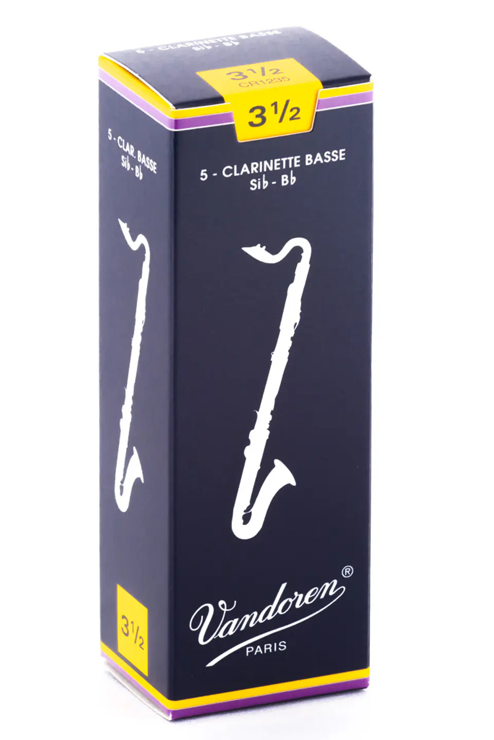 Cajas de cañas Clarinete Bass TRADICIONAL Nº3.5 Vandoren 1