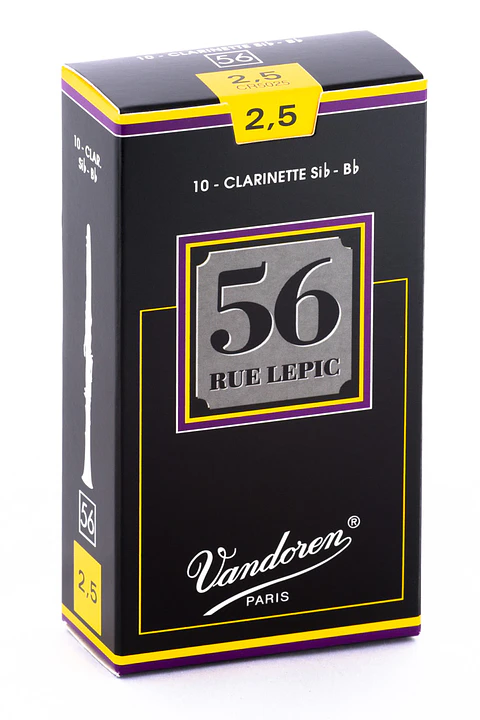 Cajas de cañas Clarinete Sib 56RLePic Nº2.5 CR5025 Vandoren