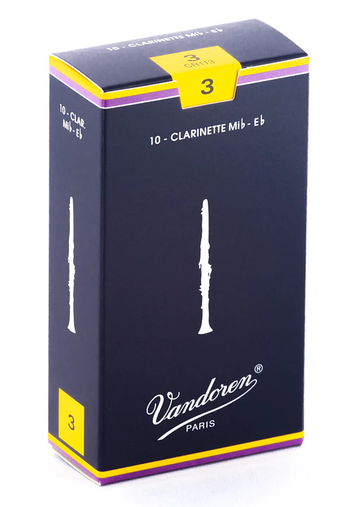 Cajas de cañas Clarinete Mib TRADICIONAL Nº3.0 Vandoren