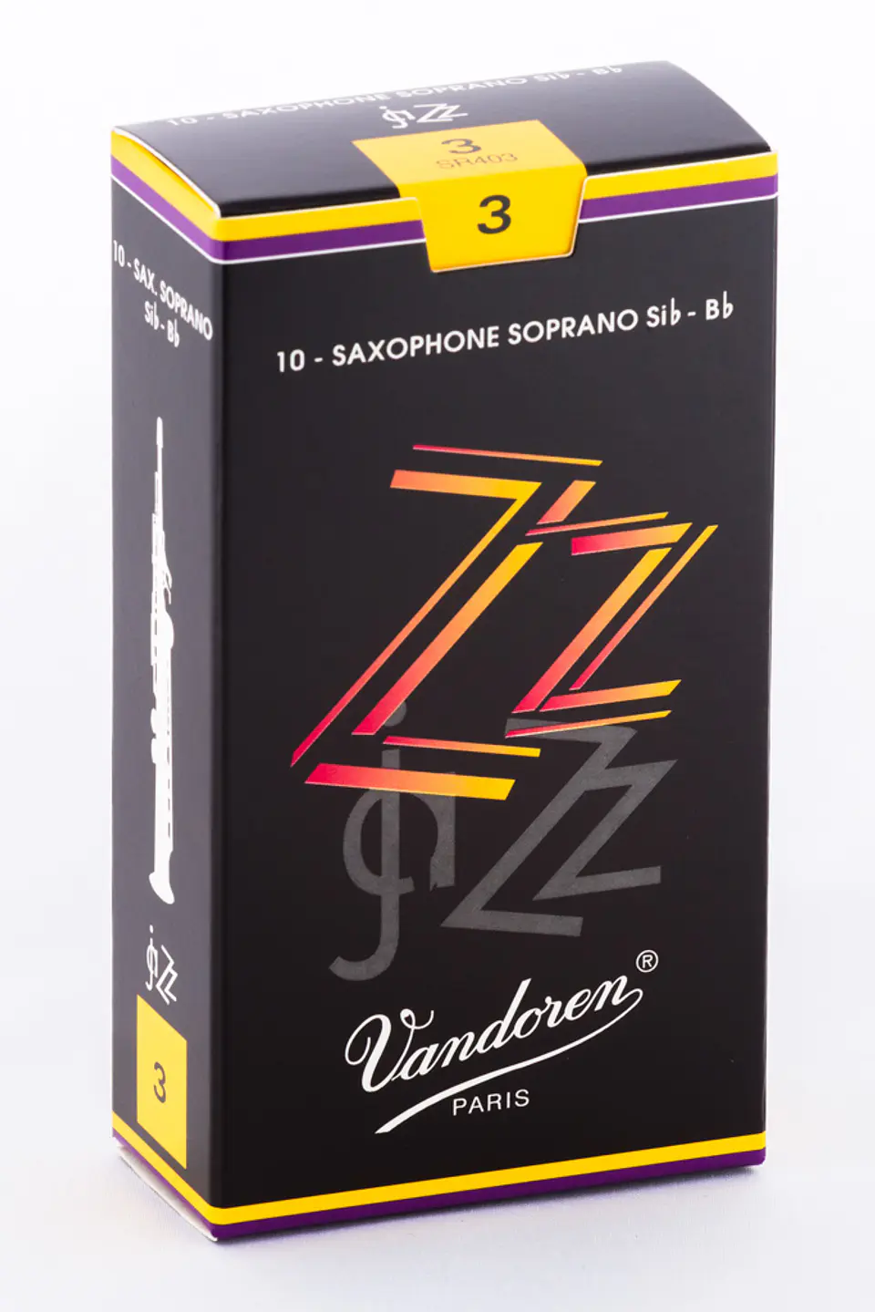 Cajas de cañas Saxo Soprano JaZZ Nº3.0 SR403 Vandoren 1
