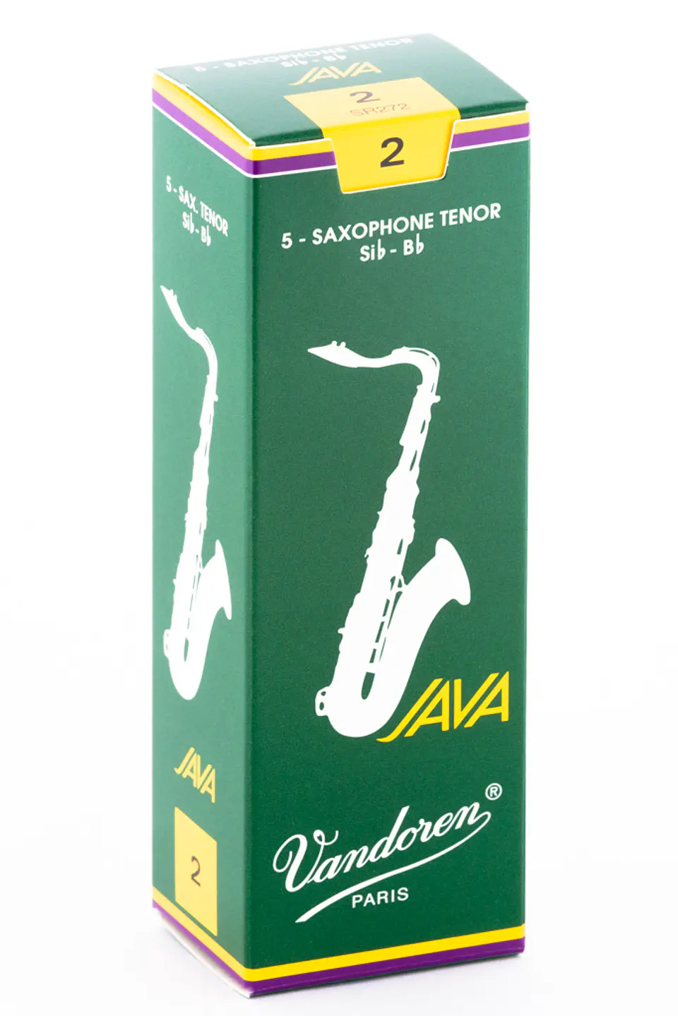 Cajas de cañas Saxo Tenor JAVA Nº2.0 SR272 Vandoren 1