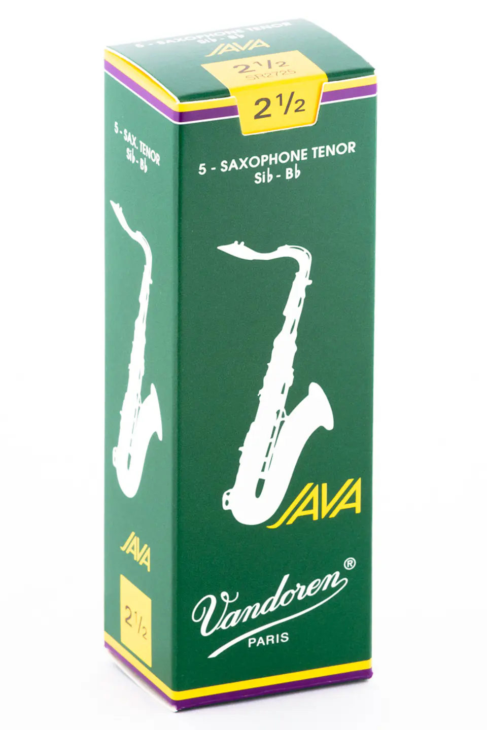 Cajas de cañas Saxo Tenor JAVA Nº2.5 SR2725 Vandoren 1