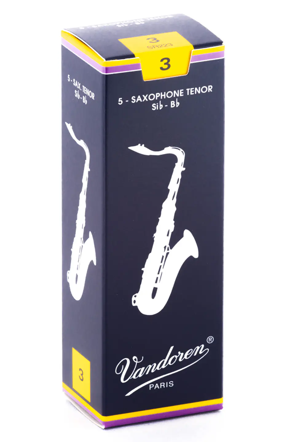 Cajas de cañas Saxo Tenor TRADICIONAL Nº3.0 SR223 Vandoren 1