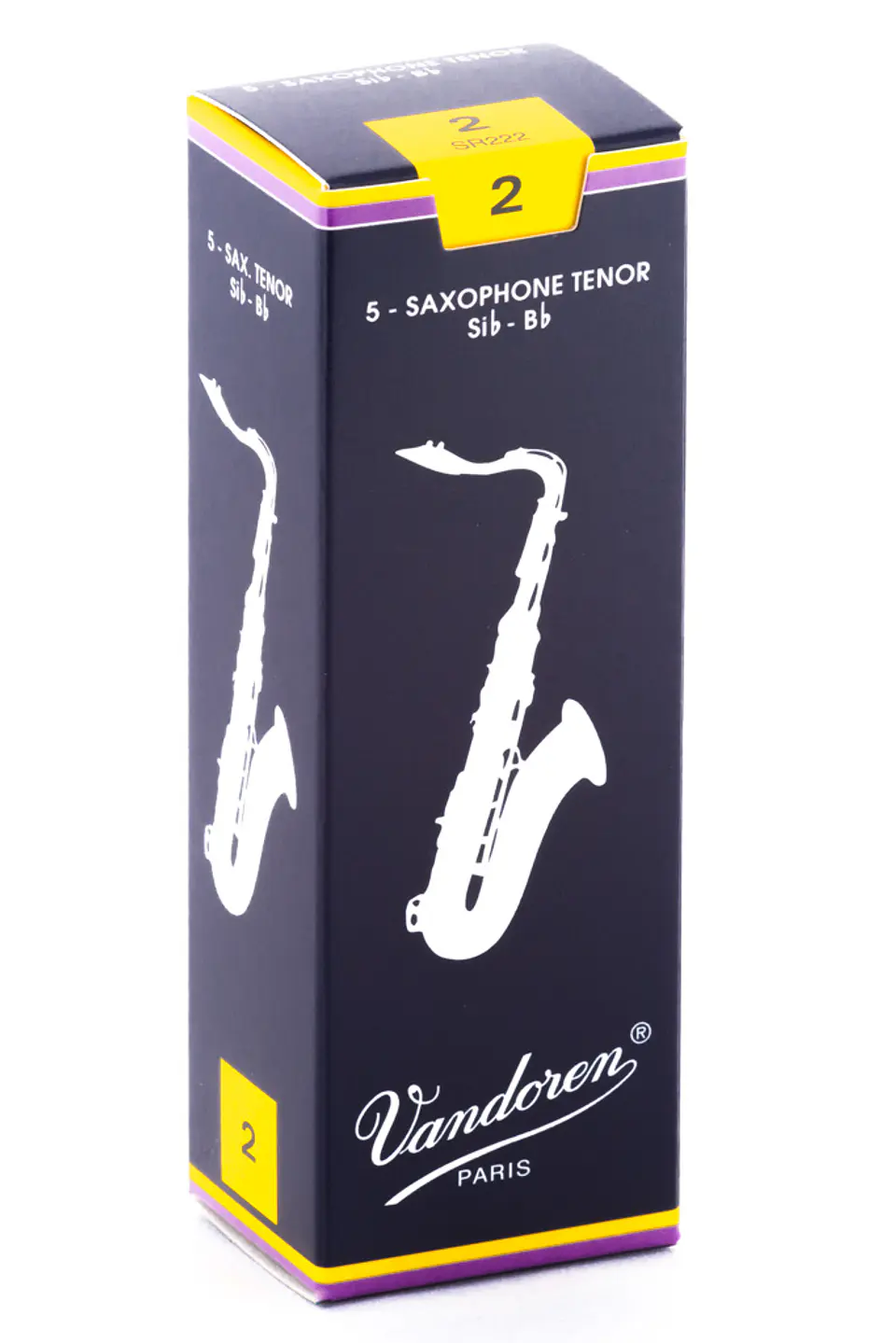 Cajas de cañas Saxo Tenor TRADICIONAL Nº2.0 SR222 Vandoren 1