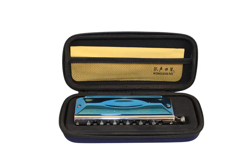 Armónica Cromática afinación en C Bluebird RE-20 Kongsheng 3