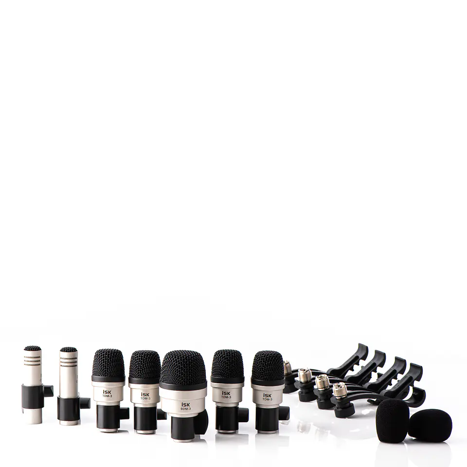 Set de Micrófonos para bateria piezas DSM-7C ISK 3