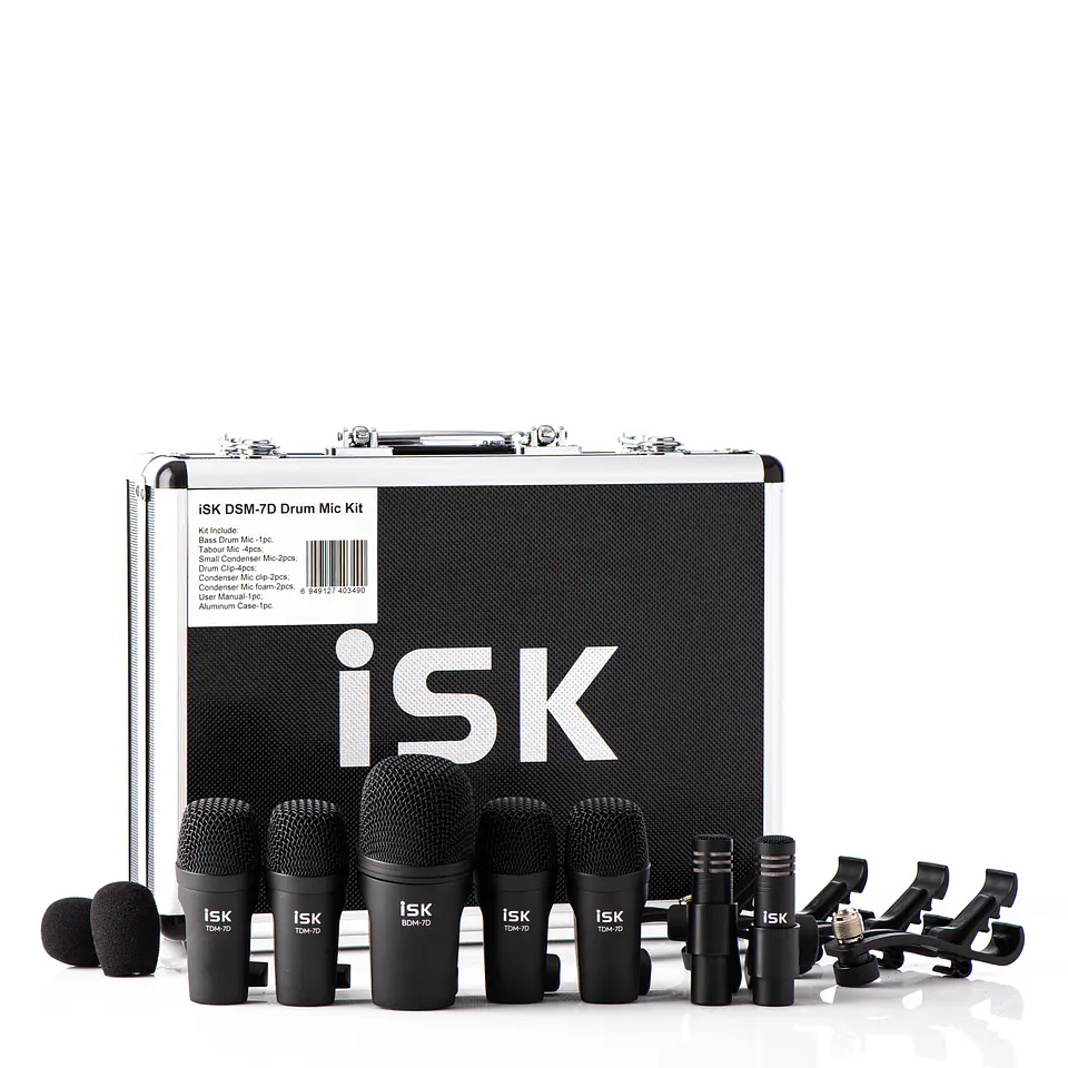 Set de Micrófonos para bateria piezas DSM-7D ISK 1