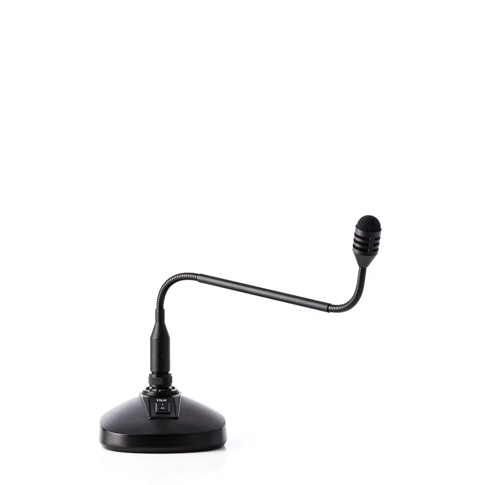 Mic dinámico unidireccional cuello ganso MP-5 ISK c/phantom 2