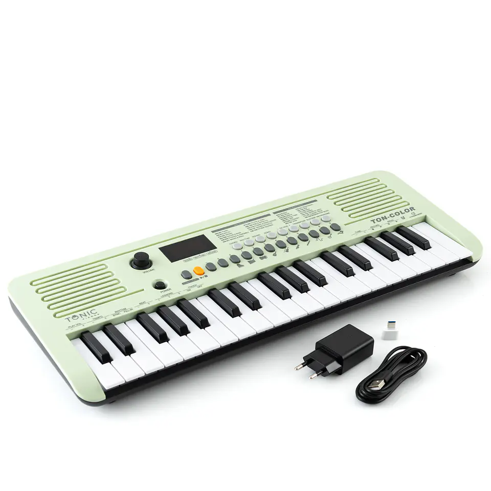 Teclado Musical Piano 37 Notas Ton-Color Green Tonic 1