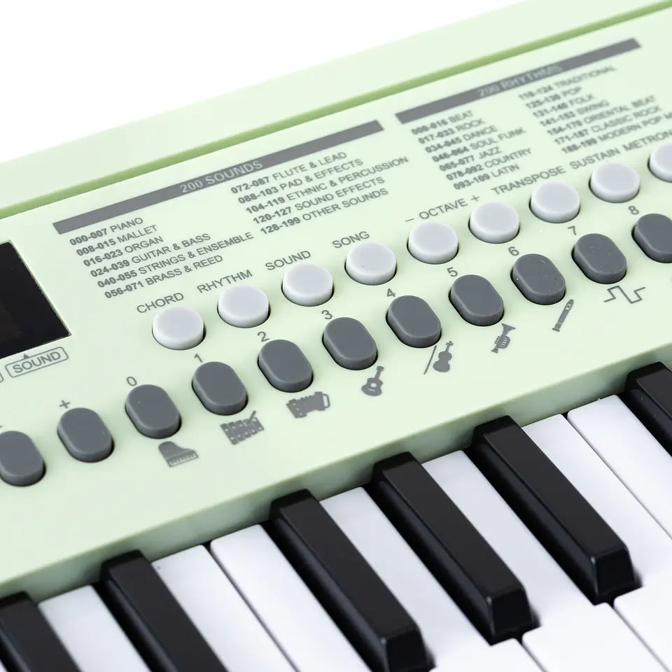 Teclado Musical Piano 37 Notas Ton-Color Green Tonic 3